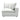 TOV Cali Performance Fabric Modular Corner Chair, Pearl option, image 4