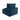 TOV Cali Performance Fabric Modular Armless Chair Navy