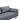 TOV Cave 76" Tweed Loveseat Navy