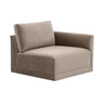 TOV Willow Performance Velvet Modular RAF Corner Chair, Taupe option, image 1