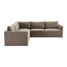 TOV Willow 5-Piece Performance Velvet Modular L Sectional, Taupe option, image 1