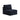 TOV Willow Performance Velvet Modular Armless Chair, Navy option, image 1