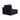 TOV Willow Performance Velvet Modular Corner Chair, Navy option, image 3