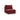 TOV Willow Performance Velvet Modular Armless Chair Red