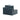 TOV Willow Performance Velvet Modular Corner Chair, Blue option, image 1