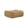 TOV Zenith Latte Brown Performance Velvet Ottoman, image 1