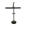 House of Troy River North Easel table lamp black and satin nickel accents LED slimline shade