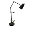 House of Troy River North Easel table lamp black and satin nickel accents spot light shade