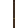 House of Troy Rupert three way floor lamp in chestnut bronze with weathered brass accents