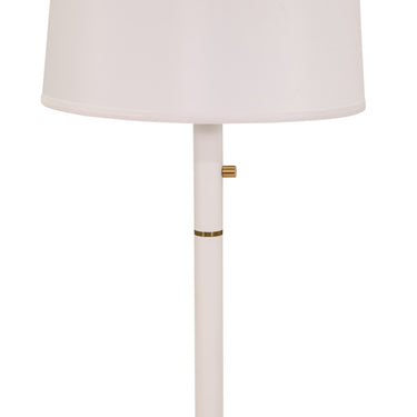 White Rupert 30.5" Three-Way Table Lamp with USB Port – House of Troy studio photo
