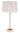 White Rupert 30.5" Three-Way Table Lamp with USB Port – House of Troy studio photo