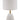 White Rupert 21" Table Lamp with USB Port – House of Troy studio photo