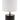House of Troy Rupert table lamp Black with satin nickel accents and USB port RU752-BLK