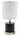 House of Troy Rupert table lamp Black with satin nickel accents and USB port RU752-BLK