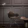 Koncept Royyo Floor Lamp Matte Black Body Honeydew Felt Base Plate