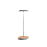 Koncept Royyo Desk Lamp Silver Body White Oak Base Plate