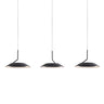 Koncept Royyo Pendant Linear 3 Pendant Matte Black Matte Black Canopy