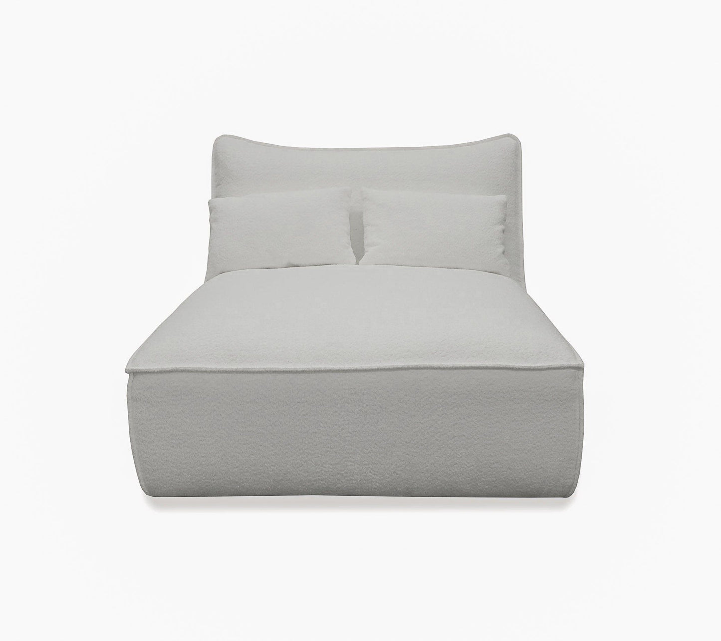 Divani Casa Racine Modern White Fabric Modular Sectional Sofa 4