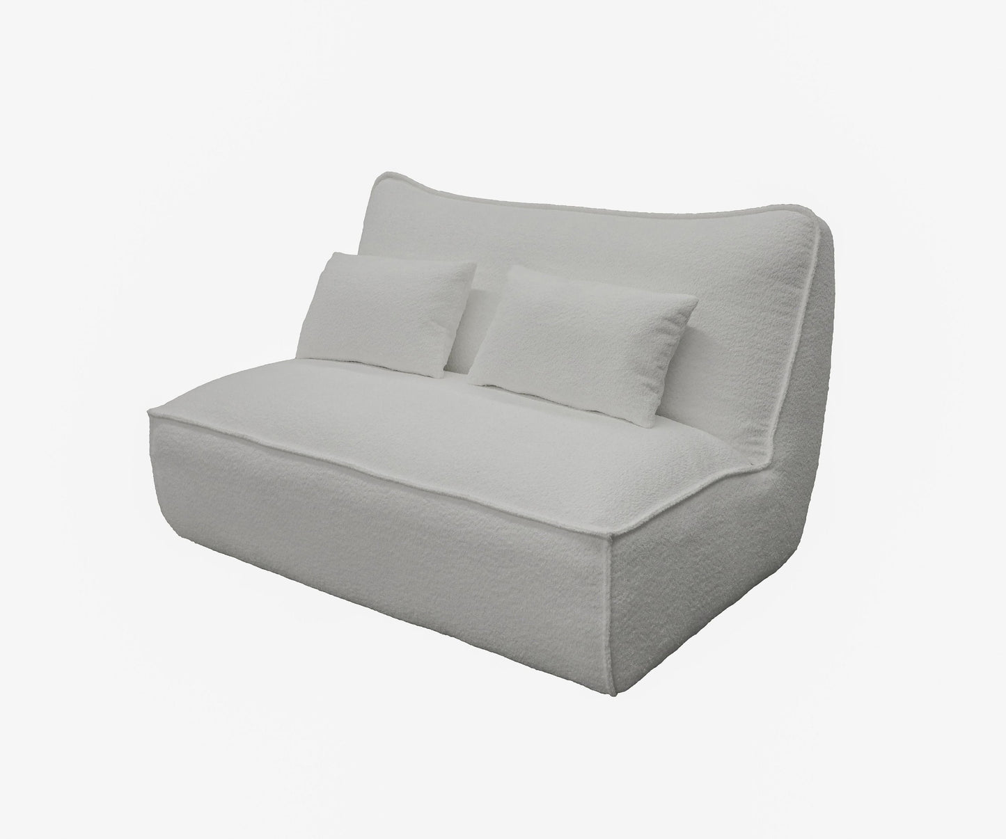 Divani Casa Racine Modern White Fabric Modular Sectional Sofa 6