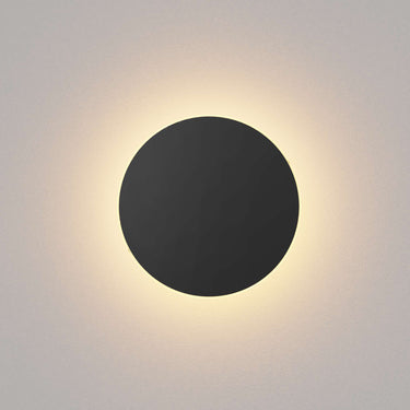 Koncept award-winning circular LED light with magnetic felt faceplate for a unique look.