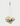 Lodes Random Cluster 3-globe LED pendant light featuring luxurious gold blown glass diffusers, perfect for warm ambient lighting in a modern living room.