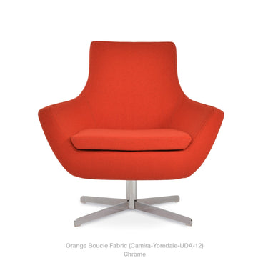 Rebecca 4 Star Swivel Armchair Fabric by SohoConcept - New