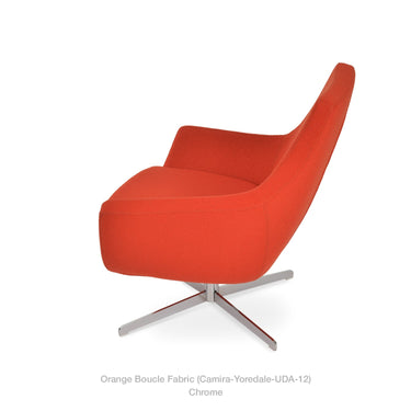 Rebecca 4 Star Swivel Armchair Fabric by SohoConcept - New