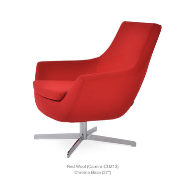 Rebecca 4 Star Swivel Armchair Fabric by SohoConcept - New