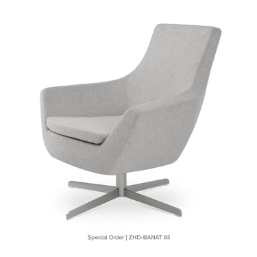 Rebecca 4 Star Swivel Armchair Fabric by SohoConcept - New