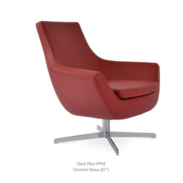 Rebecca 4 Star Swivel Armchair Leather by SohoConcept - New