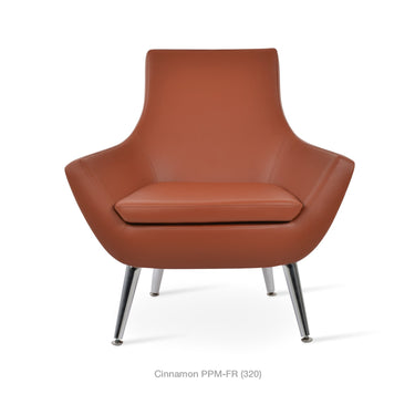 Rebecca Metal Armchair Leather by SohoConcept - New