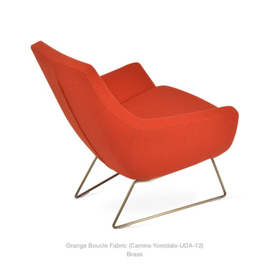 Rebecca Wire Sled Armchair Fabric by SohoConcept - New