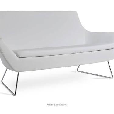 Rebecca Wire Sled Two Seater Sofa by SohoConcept - New