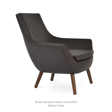Rebecca Wood Armchair Leather by SohoConcept - New