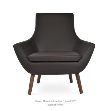 Rebecca Wood Armchair Leather by SohoConcept - New