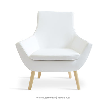 Rebecca Wood Armchair Leather by SohoConcept - New
