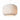 White finish reference: a single Ausi 12 pendant in White, Graypants Scraplights