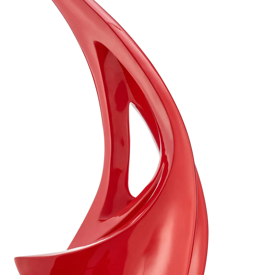 Abstract Red Sail Sculpture - LoftModern Collection