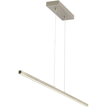 Visual Comfort Essence 50 Inch Linear Light - Aged Brass & Satin Nickel for Dining, Kitchen