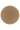 Signature Round wool rug in Cappuccino, full view