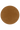 Signature Round wool rug in Ocre, full view