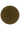 Signature Round wool rug in Bronze Green, full view