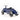 Ford Mustang Ride-On by Baghera – blue metal push car – view 3