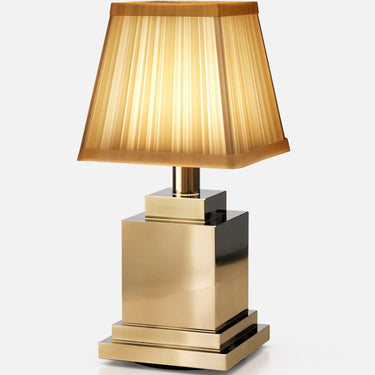 Ritz rechargeable lamp by NEOZ – Pleated Silk