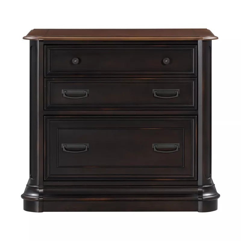 Tov Furniture Roanoke Black File Cabinet