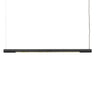 Graypants Roest linear pendant light shown with carbon finish.