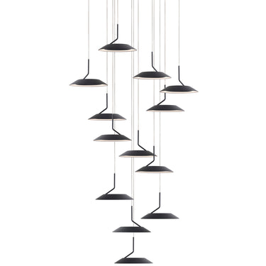 Koncept Royyo circular pendant providing bright 3600 lumens lighting