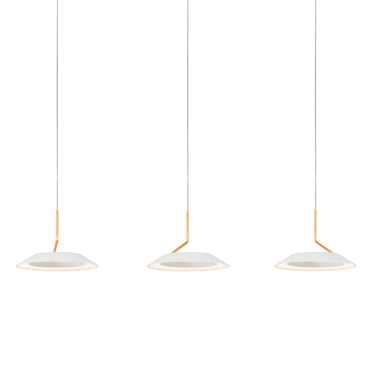 Royyo multi pendant adjustable height LED light for kitchen bar area