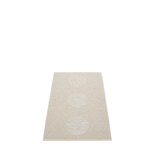 Pappelina Rug Vera 2.0 Linen/Stone Metallic