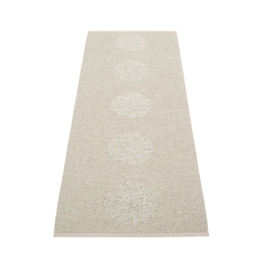 Pappelina Rug Vera 2.0 Linen/Stone Metallic